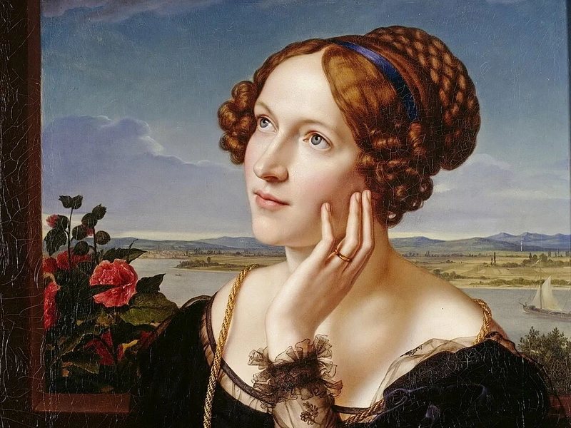 1794-Carl Joseph Begas - La signora Wilhelmine Begas, moglie dell'artista